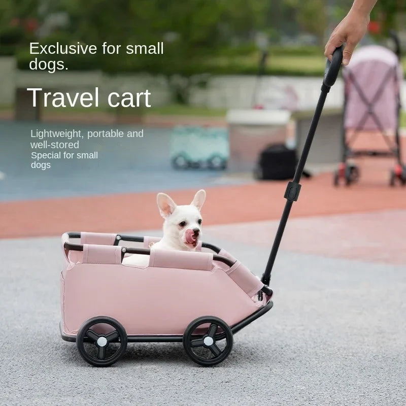 Lightweight Folding Pet Stroller for Small Dogs & Cats - PawPawBuy