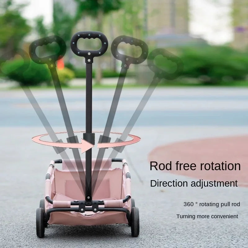 Lightweight Folding Pet Stroller for Small Dogs & Cats - PawPawBuy
