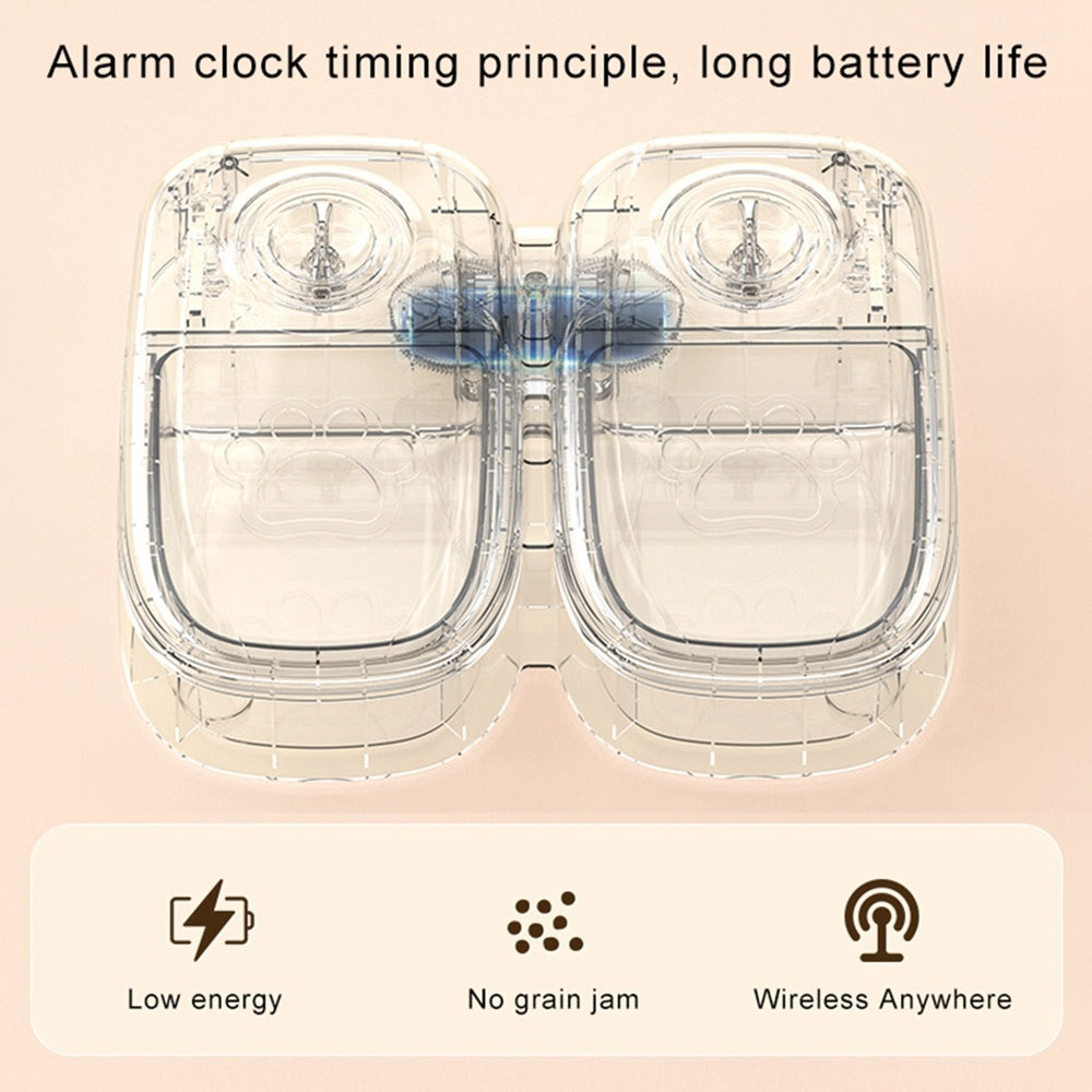 Smart Automatic Pet Feeder with Timer & Stainless Steel Bowl - PawPawBuy