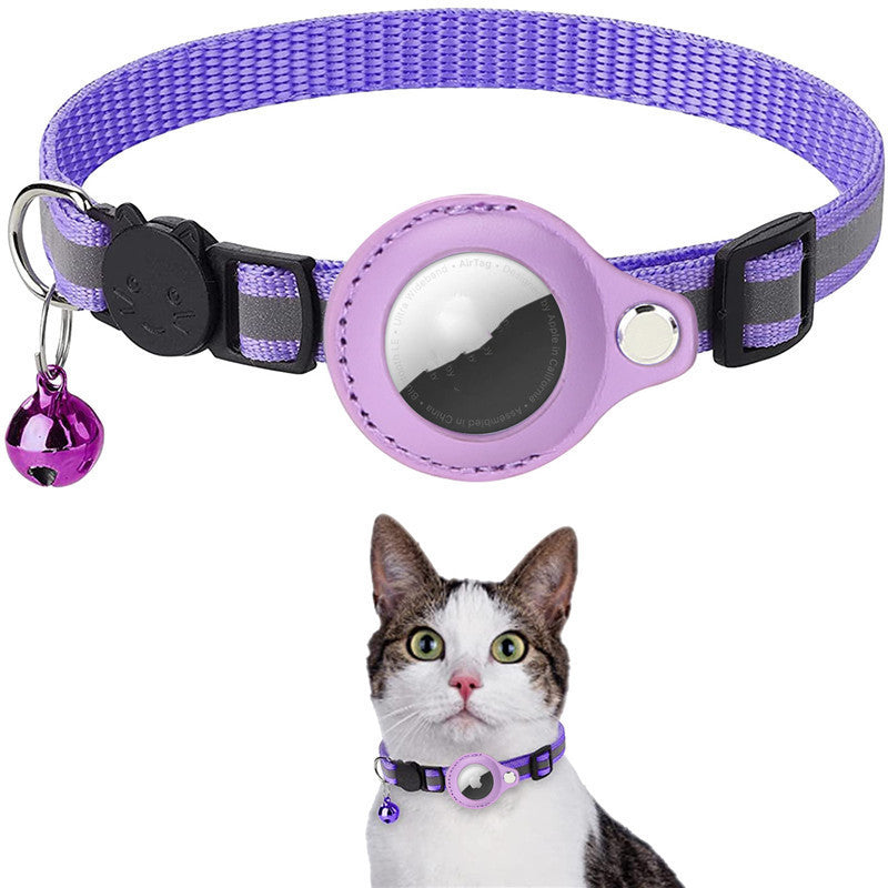 Reflective Waterproof Collar with AirTag Holder for Pets - PawPawBuy