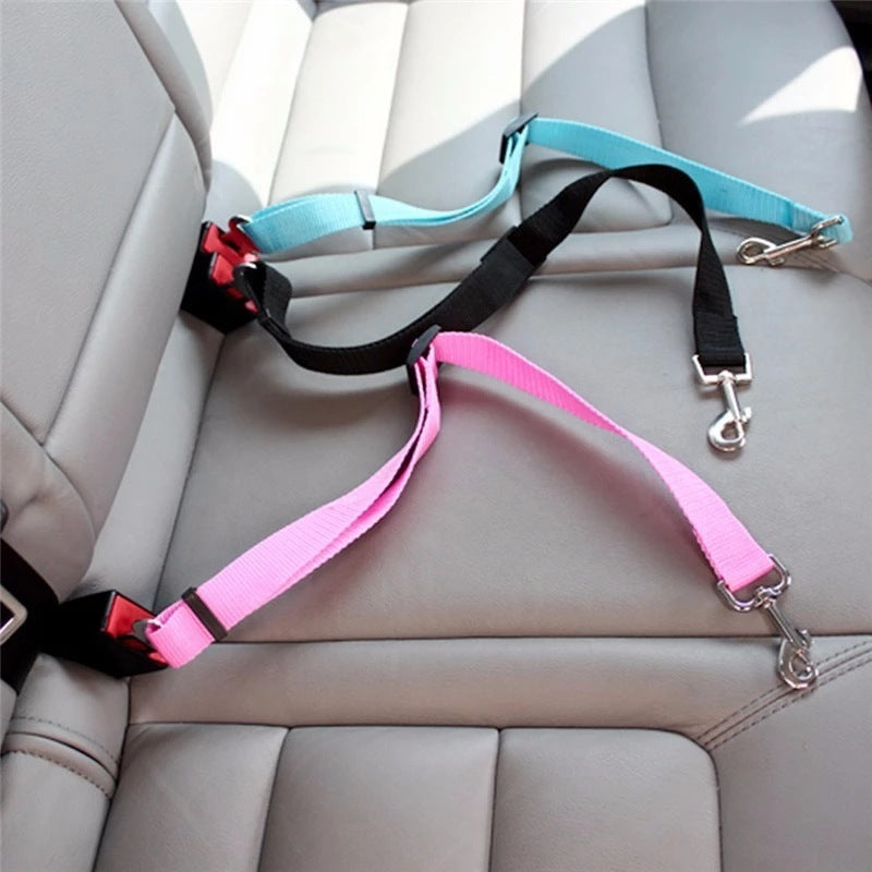 Adjustable Pet Car Seat Belt for Safe Travel - PawPawBuy