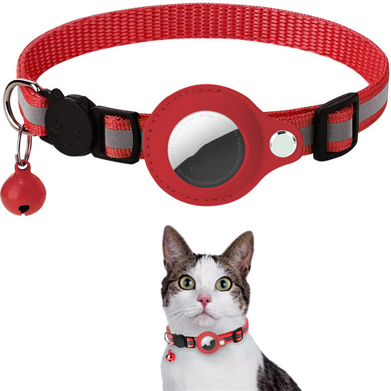 Reflective Waterproof Collar with AirTag Holder for Pets - PawPawBuy