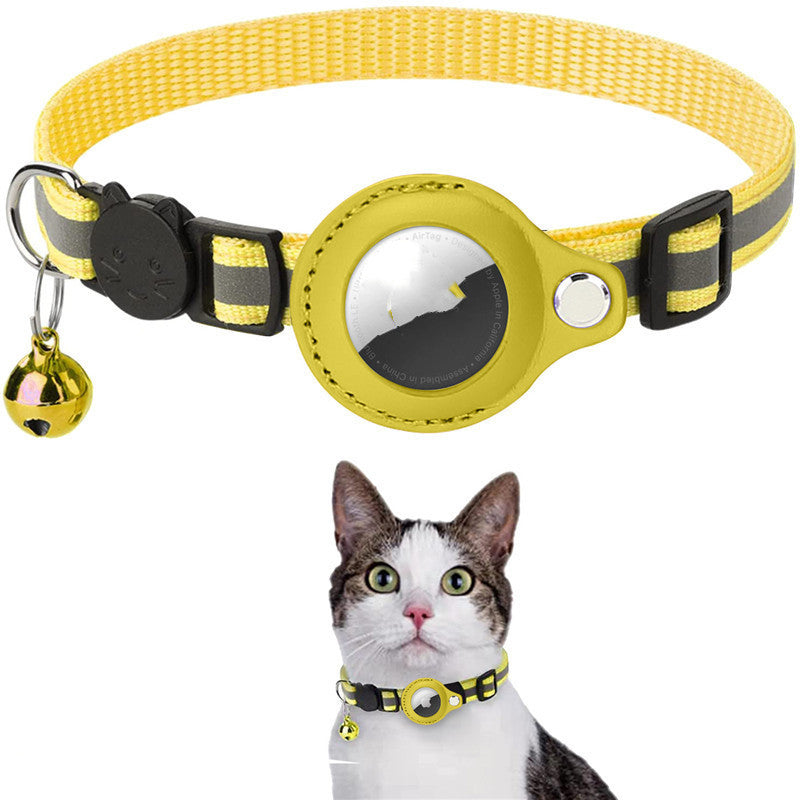 Reflective Waterproof Collar with AirTag Holder for Pets - PawPawBuy