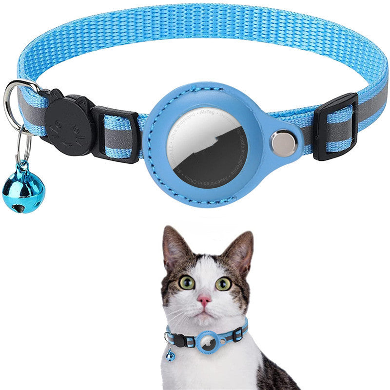 Reflective Waterproof Collar with AirTag Holder for Pets - PawPawBuy