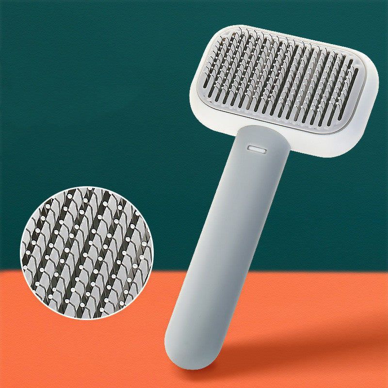 Stainless Steel Grooming Brush for Cats & Dogs - PawPawBuy