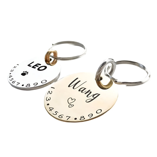 Personalized Engraved Pet ID Tag for Dogs & Cats - PawPawBuy