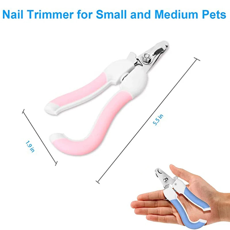 Professional Stainless Steel Pet Nail Clipper for Easy Grooming