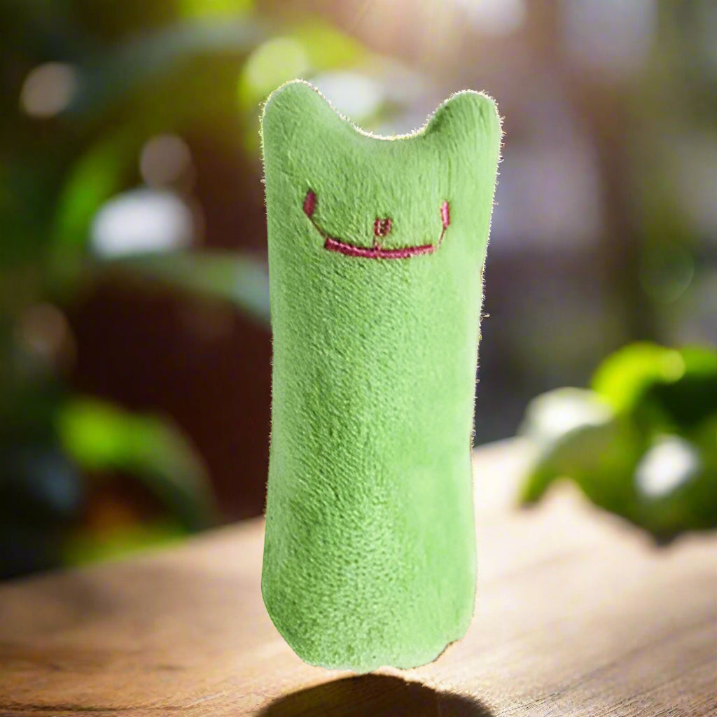 Teeth Grinding Catnip Plush Toy - Interactive Chewing and Vocal Toy