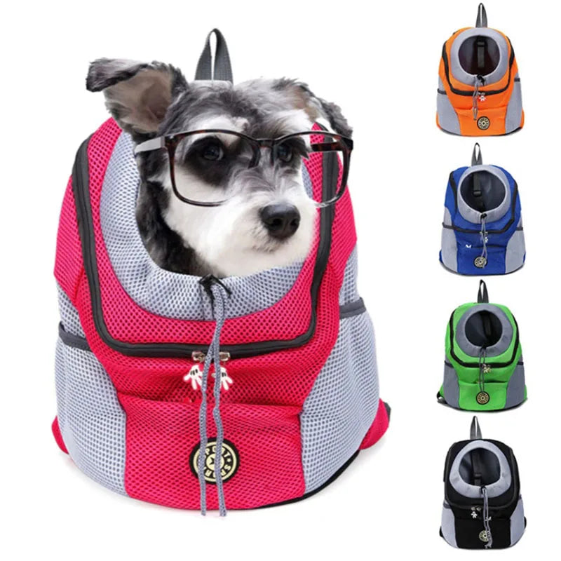 Double Shoulder Portable Travel Backpack for Pets