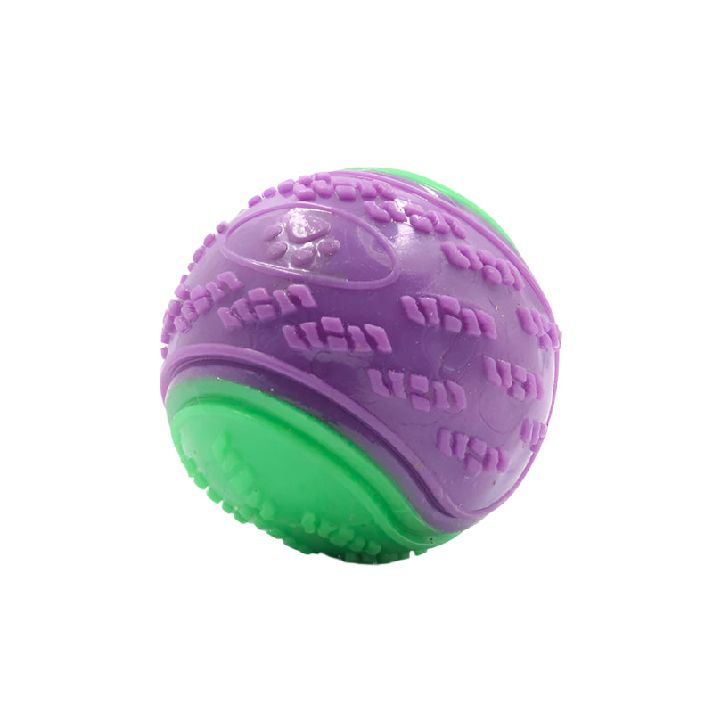 Interactive Squeaky Dog Ball Toy for Teeth Cleaning - PawPawBuy