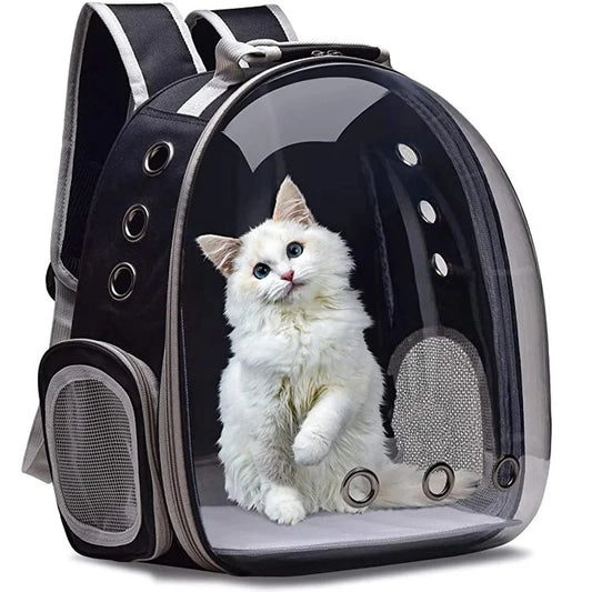 Transparent Capsule Pet Carrier Backpack for Cats and Small Animals