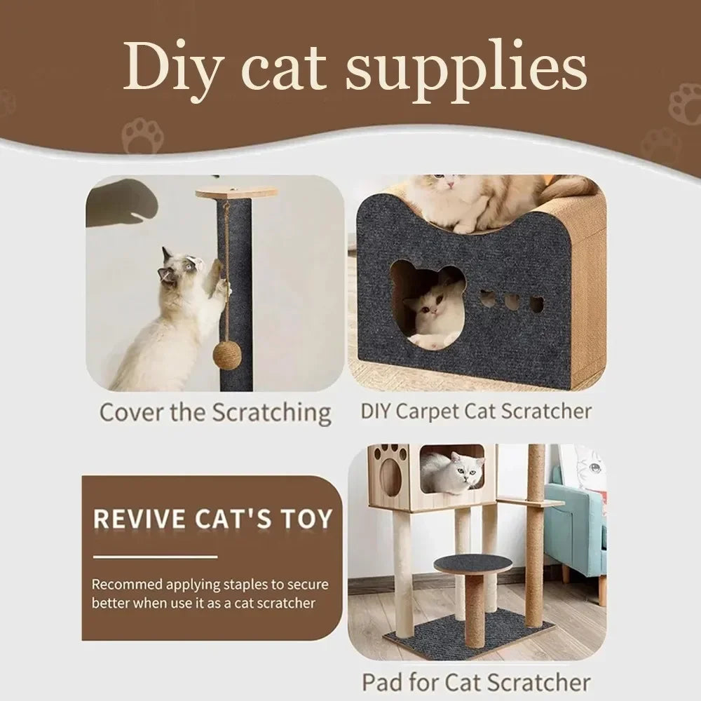 Anti-Cat Scratch Sofa Protection Mat with Self-Adhesive Backing