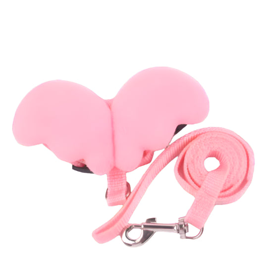 Cute Angel Wing Rabbit Harness and Leash Set