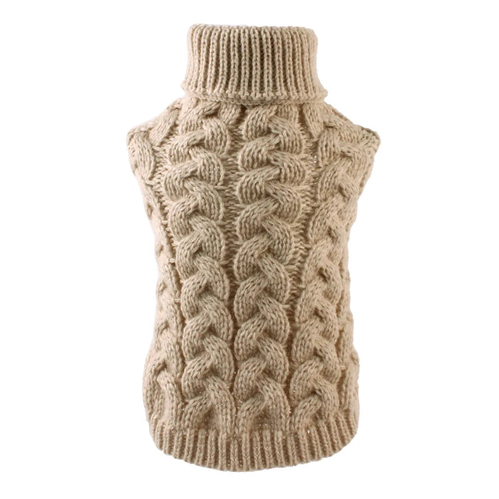 Classic Solid Chihuahua Puppy Dog Sweater for Small Dogs