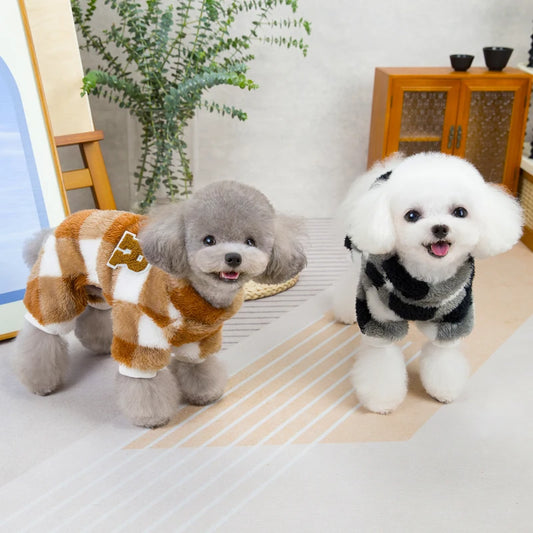 Cozy Winter Jumpsuit for Small and Medium Dogs