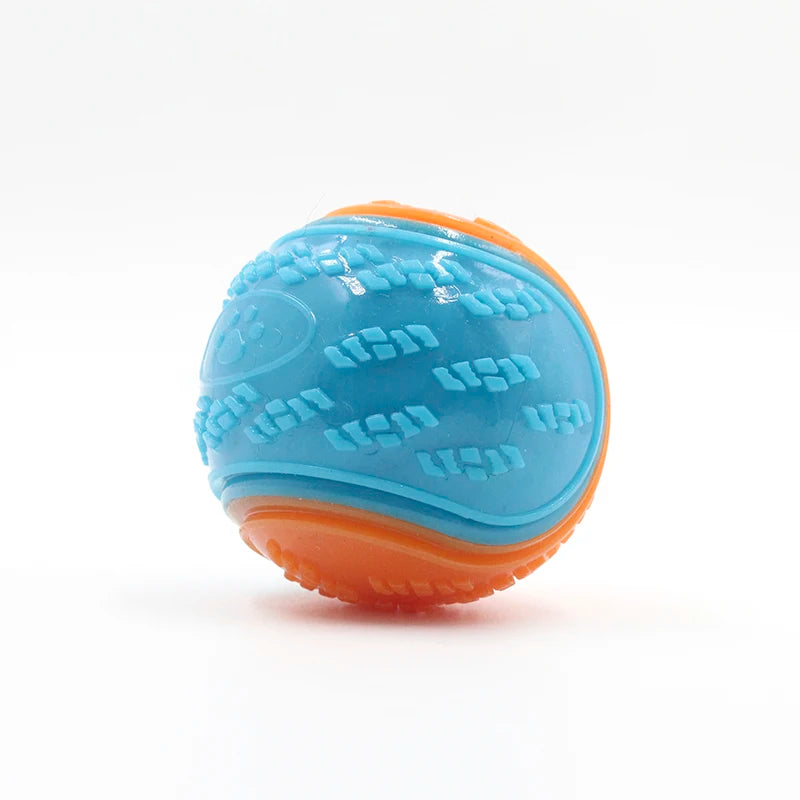 Interactive Squeaky Dog Ball Toy for Teeth Cleaning - PawPawBuy