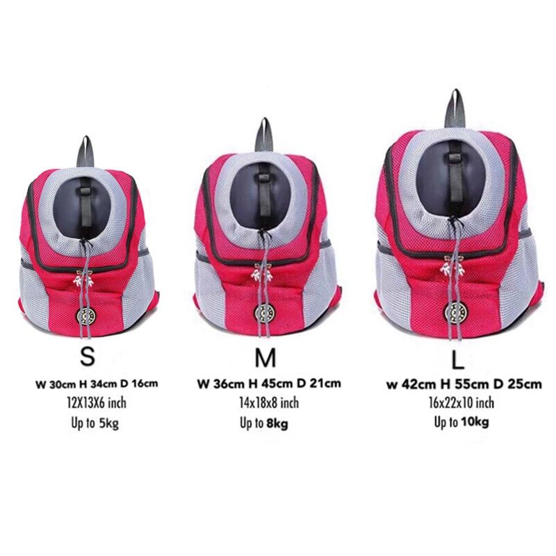 Double Shoulder Portable Travel Backpack for Pets