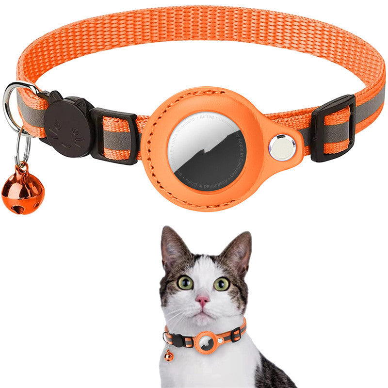 Reflective Waterproof Collar with AirTag Holder for Pets - PawPawBuy